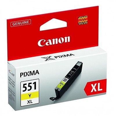 Canon CLI-551XL Yellow Original Blækpatron Canon PIXMA iP7250 | InkNu