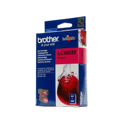 Brother LC-980M Magenta Original Blækpatron Brother DCP 145 | InkNu