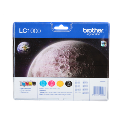 Brother LC-1000 Multipack Original Blækpatron Brother DCP 130C | InkNu