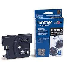 Brother LC-980BK Black Original Blækpatron Brother DCP 145 | InkNu