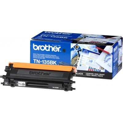 Brother TN-135BK Black Tonerkassette Stor Kapacitet Brother DCP 9040 | InkNu
