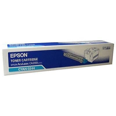 Epson C13S050244 Cyan Original Tonerpatron Epson AcuLaser C 4200 | InkNu