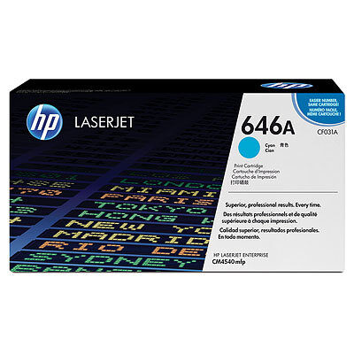 HP CF031A Cyan Original Tonerpatron HP Color LaserJet CM 4540 | InkNu