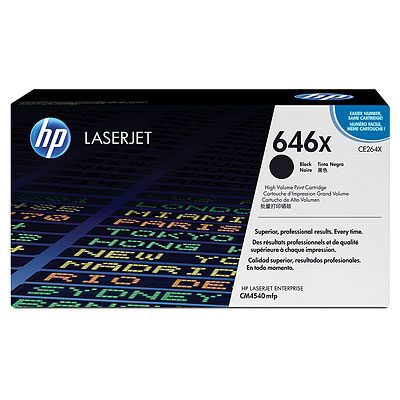 HP CE264X Black Original Tonerpatron HP Color LaserJet CM 4540 | InkNu