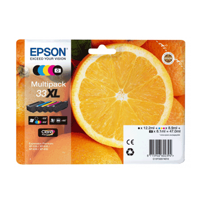 Epson 33 Standard Multipack 5-Farver Original Pakke Epson Expression Premium XP 530 | InkNu
