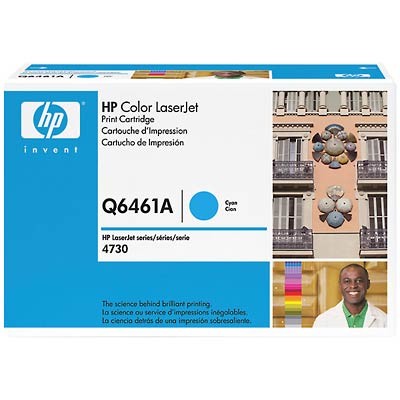 HP Q6461A Cyan Original Tonerpatron HP Color LaserJet 4730 | InkNu