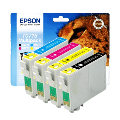 Epson T0715 Multipack Original Produkt (UDGÅET) Epson Stylus D 120 | InkNu