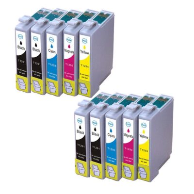 Epson T1291-T1294 10 stk. Kompatibel Multipakke Epson Stylus NX 305 | InkNu