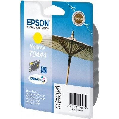 Epson T0444 Yellow Original Blækpatron (UDGÅET) Epson Stylus C 64 | InkNu