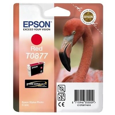 Epson T0877 Red Original Produkt Epson Stylus Photo R1900 | InkNu