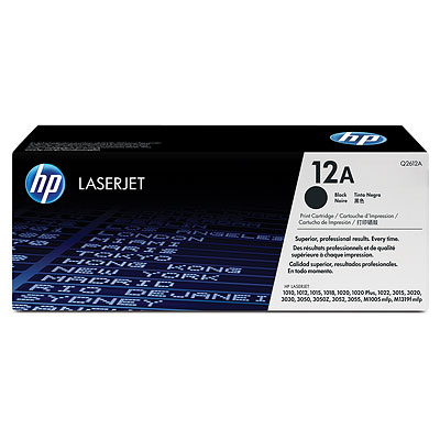 HP 12A (Q2612A) Black Original Tonerpatron HP LaserJet 1010 | InkNu