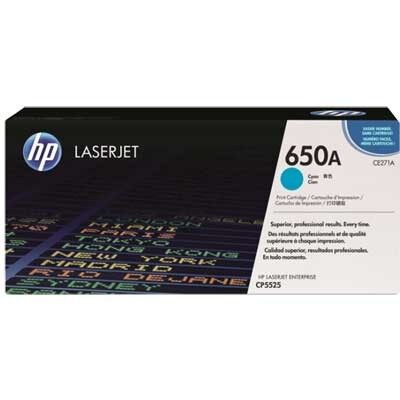 HP CE271A Cyan Original Tonerpatron HP Color LaserJet CP 5525 | InkNu
