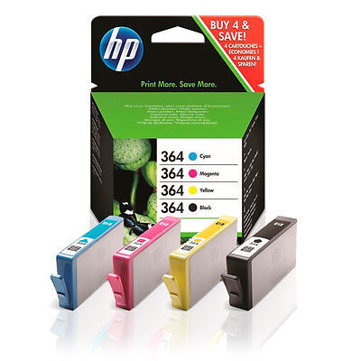 HP 364 4-Pack BK/C/M/Y Original Valuepack HP DeskJet 3070 | InkNu
