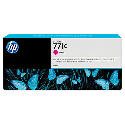 HP 771C Magenta Original Blækpatron HP DesignJet Z6200 | InkNu