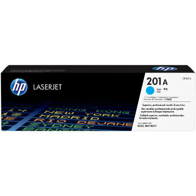 HP 201A Cyan Original Toner HP Color LaserJet Pro M 252 | InkNu