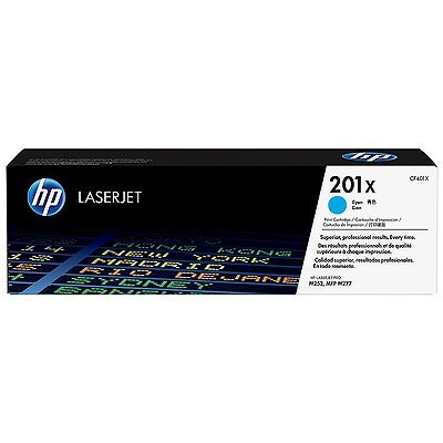 HP 201X Cyan Original Toner HP Color LaserJet Pro M 252 | InkNu