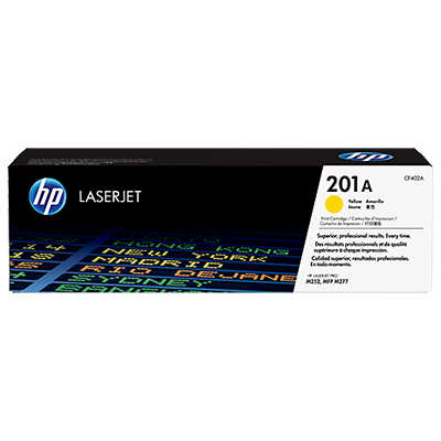 HP 201A Yellow Original Toner HP Color LaserJet Pro M 252 | InkNu