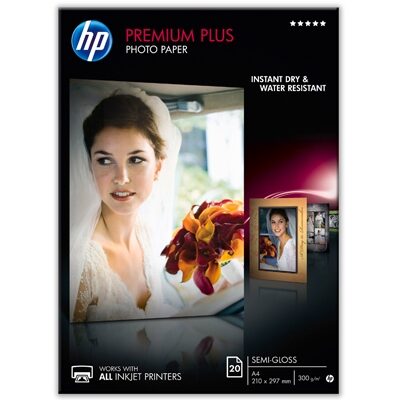 A4 Premium Plus Semi-Gloss 300G (20 Sider) Foto Papir | InkNu