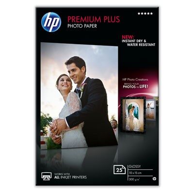 10X15 Premium Plus Glossy 300G (25 Sider) Foto Papir | InkNu