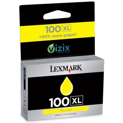 Lexmark NO.100XL Yellow Original Blækpatron (UDGÅET) Lexmark Impact S 301 | InkNu