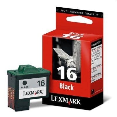 Lexmark NO16 Black Blækpatron High Capacity Original (UDGÅET) Lexmark X 1100 | InkNu