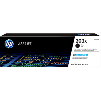 HP 203X Black Original Toner 3.200 Sider HP Color LaserJet Pro M 254 | InkNu