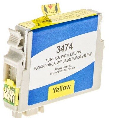 Epson 34XL Yellow Kompatibel Blækpatron Epson Workforce Pro 3720 | InkNu