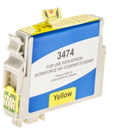 Epson 34XL Yellow Kompatibel Blækpatron Epson Workforce Pro 3720 | InkNu