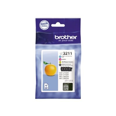 Brother LC3211 Value-Pack Original Blækpatron Brother DCP-J 772 | InkNu