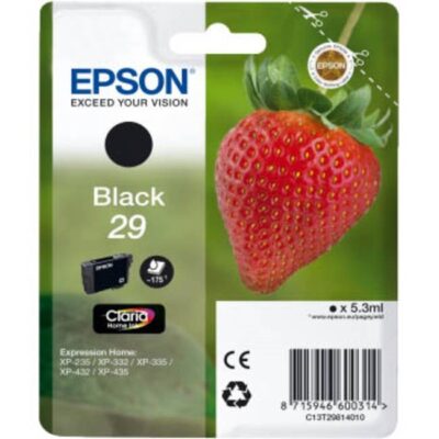 Epson 29 Standard Black Original Blækpatron Epson Expression Home XP 235 | InkNu