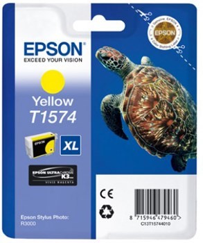 Epson T1574 Yellow Original Blækpatron Epson Stylus Photo R3000 | InkNu