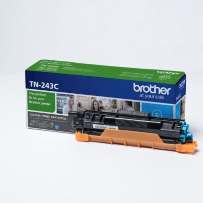 Brother TN243 Cyan Original Toner 1.000 Sider Brother DCP-L 3510 | InkNu