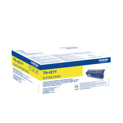 Brother TN421Y Yellow Original Toner 1.800 Sider Brother DCP-L 8410 | InkNu