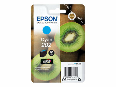 Epson T202 Cyan Original Blækpatron Standard Epson Expression Premium XP 6000 | InkNu