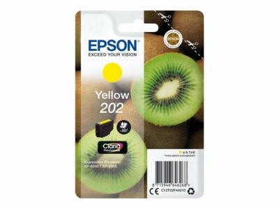 Epson T202 Yellow Original Blækpatron Standard Epson Expression Premium XP 6000 | InkNu