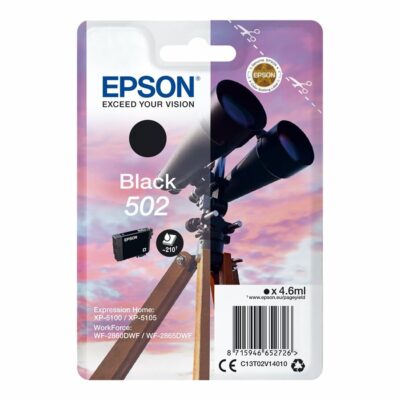 Epson 502 Black Standard Original Blækpatron Epson Expression Home XP 5100 | InkNu