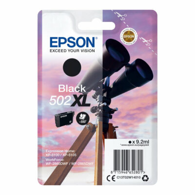 Epson 502XL Black Original Blækpatron Epson Expression Home XP 5100 | InkNu