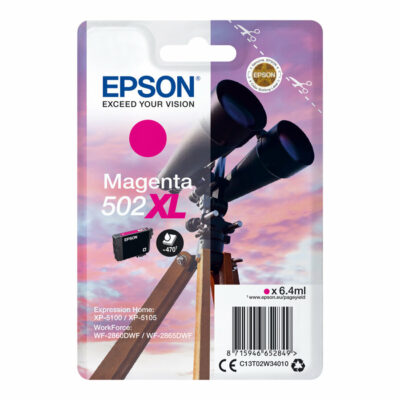 Epson 502XL Magenta Original Blækpatron Epson Expression Home XP 5100 | InkNu