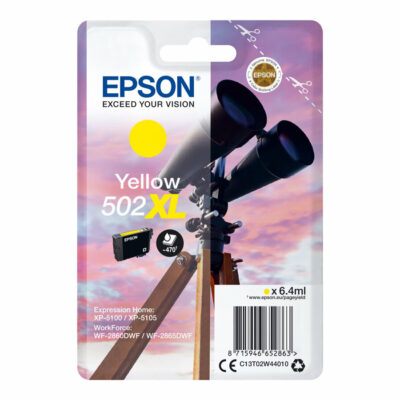 Epson 502XL Yellow Original Blækpatron Epson Expression Home XP 5100 | InkNu