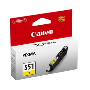 Canon CLI-551 Yellow Standard Blækpatron Canon PIXMA iP7250 | InkNu