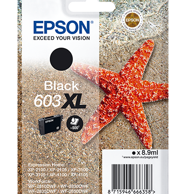 Epson Singlepack Black 603XL Ink Epson Expression Home XP-2100 | InkNu